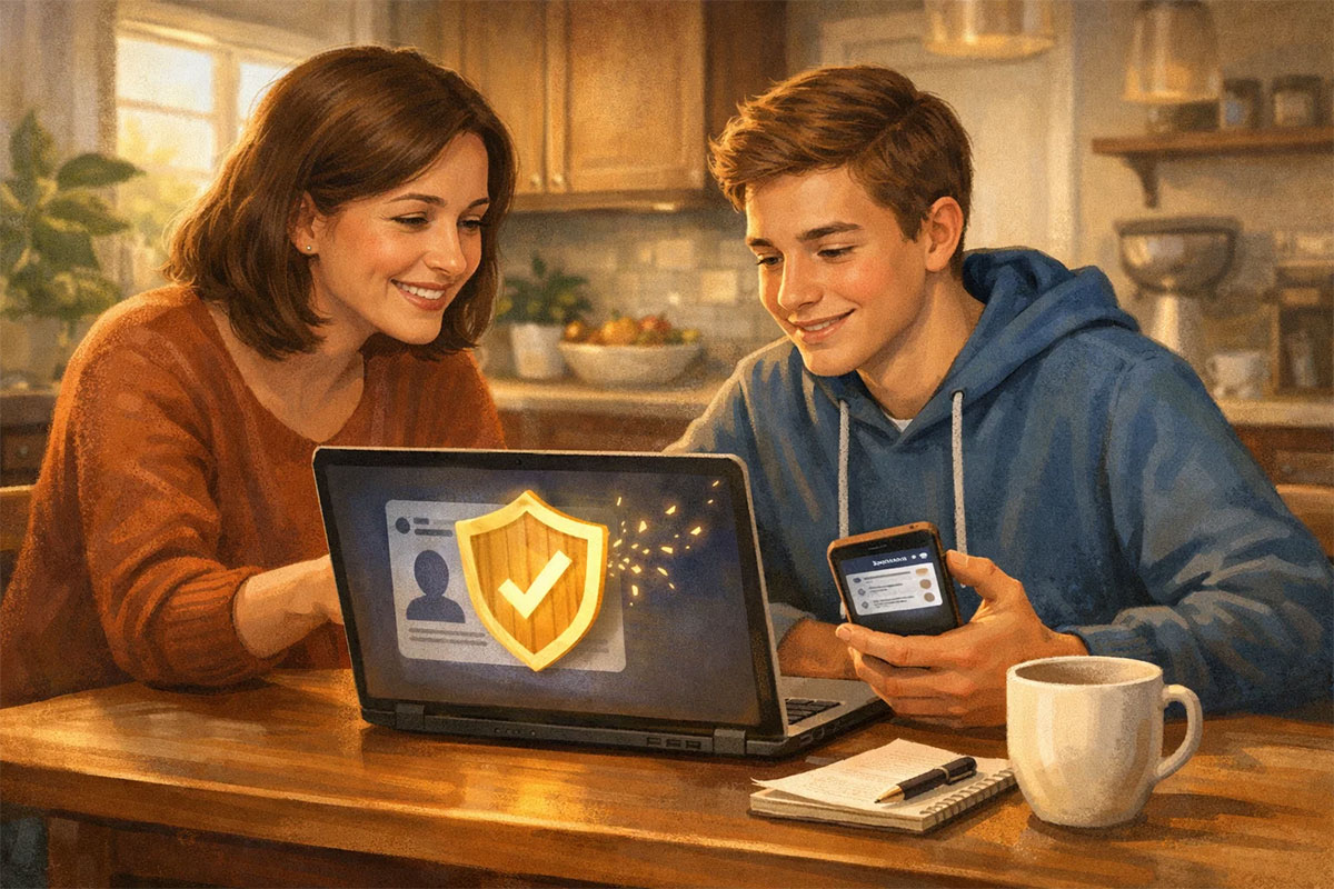 The Privacy Check: Securing Your Child’s Social Media from AI Data Scrapers (Without Turning You Into the “No-Fun” Parent)