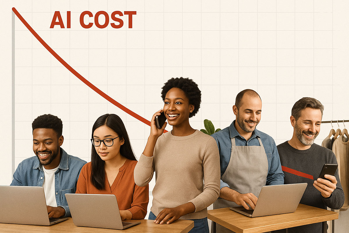 The Great AI Cost Crash: Why Advanced AI is Suddenly Affordable